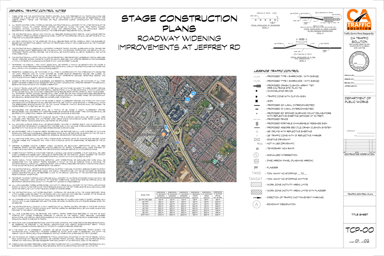 Stage Construction Plan sample